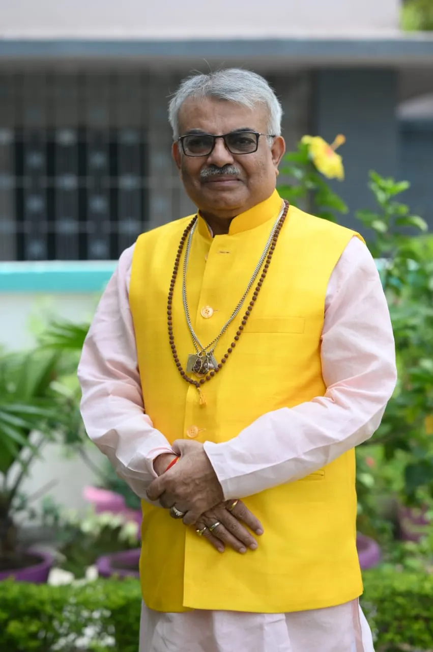 Abhishek Shrivastava at home in Ranchi